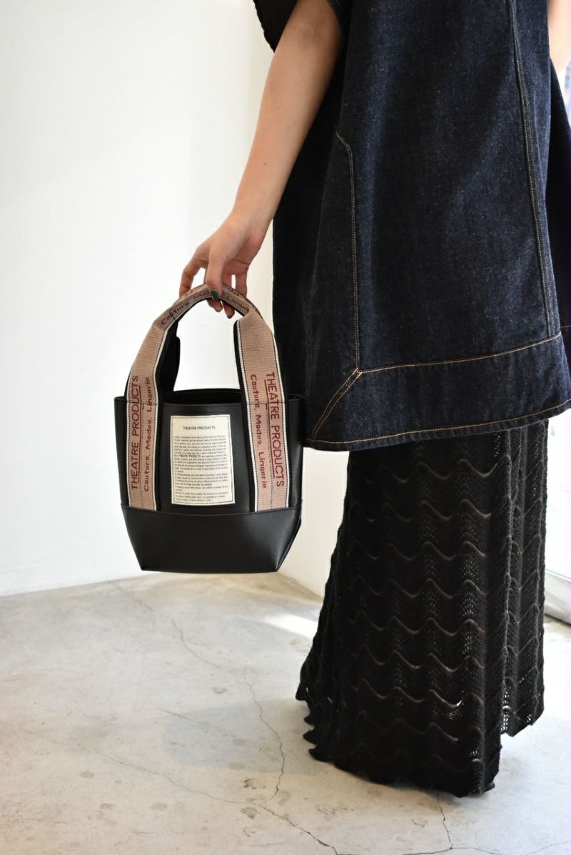THEATRE PRODUCTS FAKE LEATHER TOTEトートバッグ