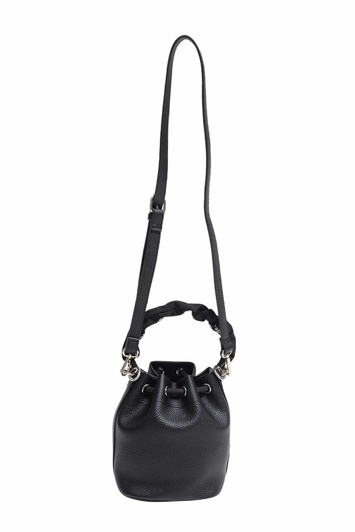 FAKELEATHER BUCKET BAG “LEK”-S-/フェイクレザーバケットバッグ “LEK