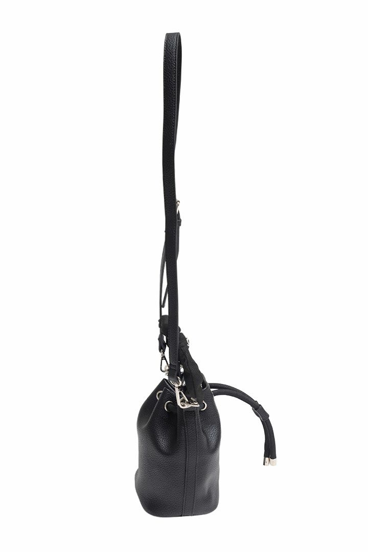 FAKELEATHER BUCKET BAG “LEK”-S-/フェイクレザーバケットバッグ “LEK