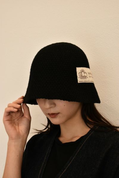 LABEL KNIT BUCKETHAT/ラベルニットバケットハット | THEATRE PRODUCTS