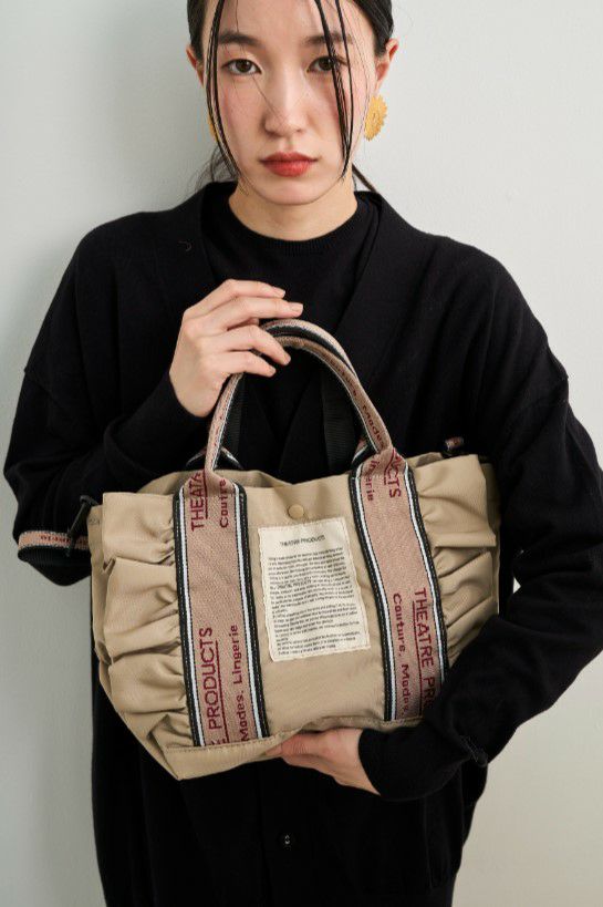 2WAY FRILL TOTE “THAMES”-M-/フリルトート“テムズ”-M