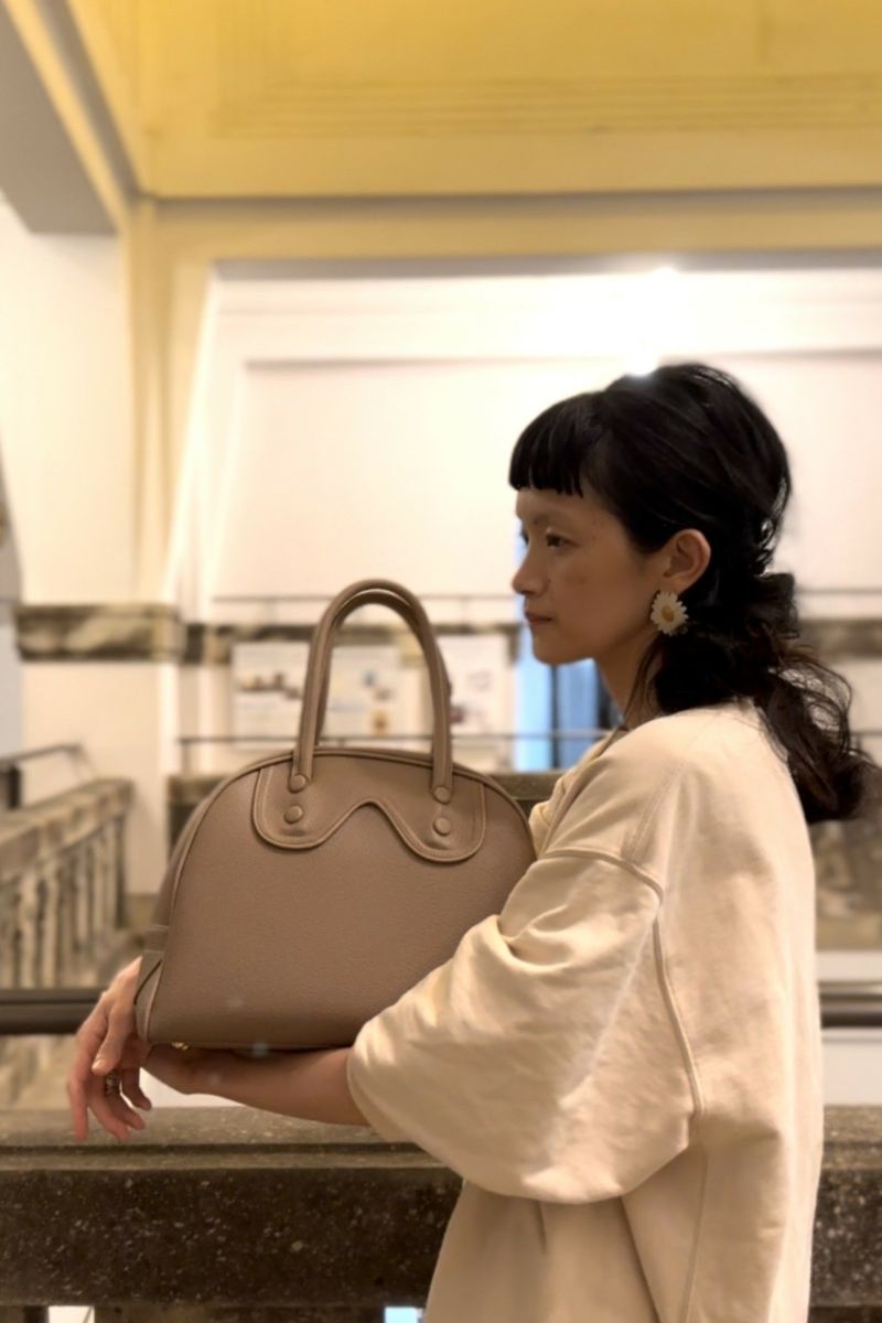 LEATHERETTE BOSTON BAG -M-/レザレットボストンバッグ -M