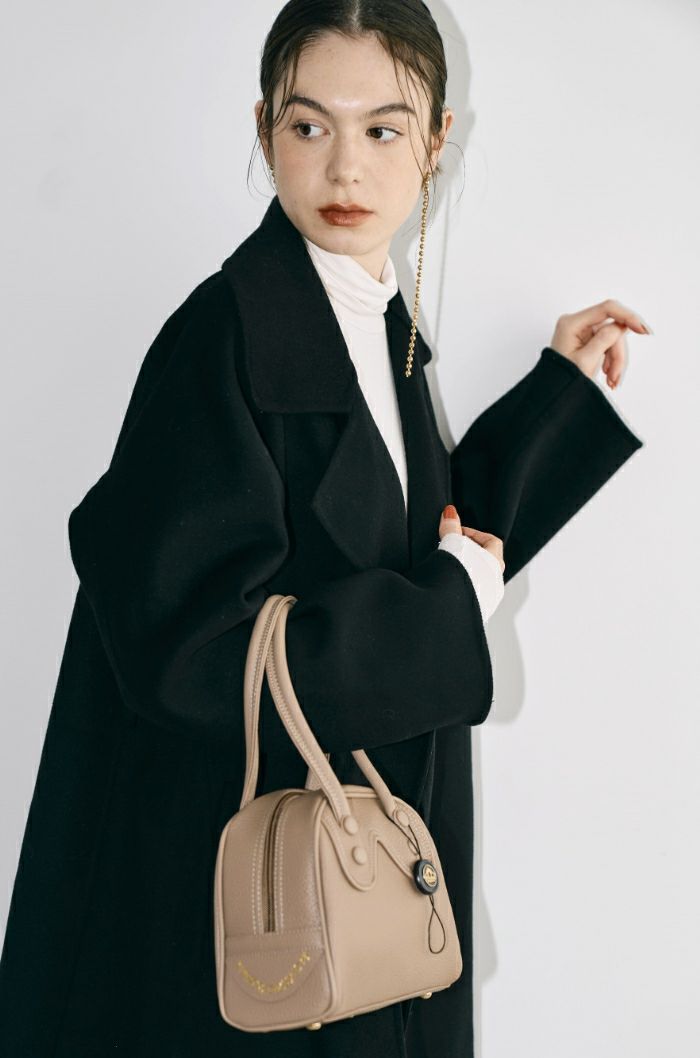 LEATHERETTE BOSTON BAG -M-/レザレットボストンバッグ -M- | THEATRE  PRODUCTS（シアタープロダクツ）公式通販