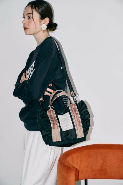 2WAY FRILL TOTE “THAMES”-M-/フリルトート“テムズ”-M