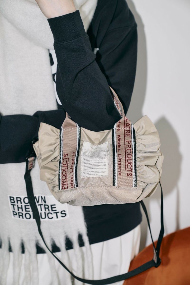 2WAY FRILL TOTE “THAMES”-S-/フリルトート“テムズ”-S