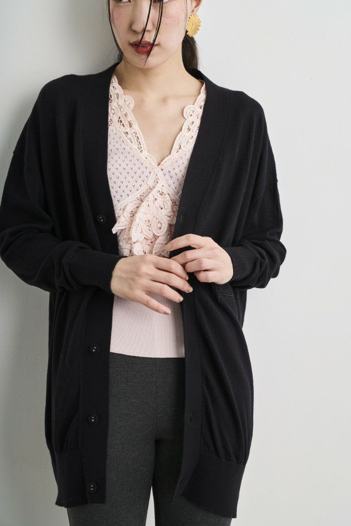 【最終値下げ】IRENE Eyelet High Gauge カーディガン アイレネ - IRENE | Eyelet High Gauge Cardigan-Brown-36の通販
