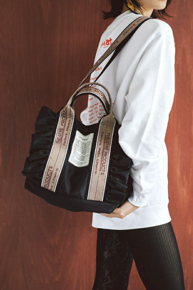 2WAY FRILL TOTE “THAMES”-L-/フリルトート“テムズ”-L