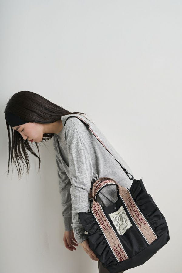 2WAY FRILL TOTE “THAMES”-L-/フリルトート“テムズ”-L
