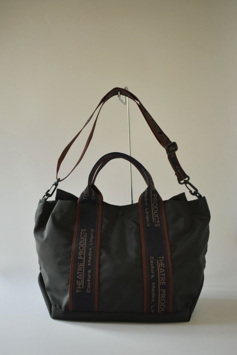 NYLON FRILL 2WAY BAG “THAMES”-L-/ナイロンフリル2wayバッグ