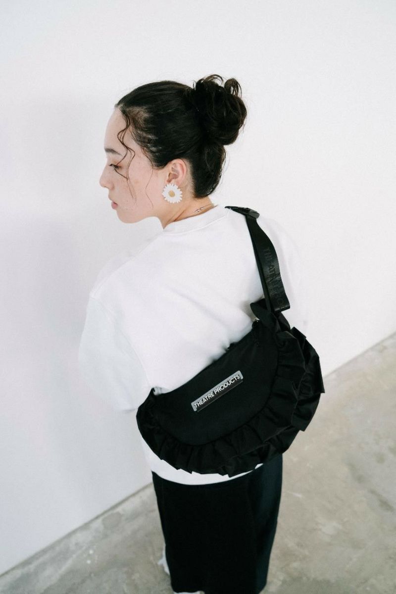 パリコレクション NYLON FRILL -L-/ナイロンフリルショルダー BAG SHOULDER ROUND バッグ