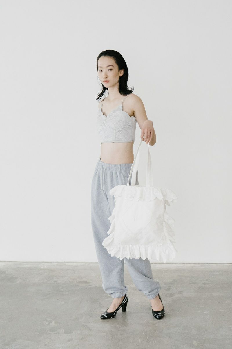 THEATRE PRODUCTS - シアタープロダクツ  ◆ レーストップス COTTON LACE TOTE BAG/コットンレーストートバッグ | THEATRE