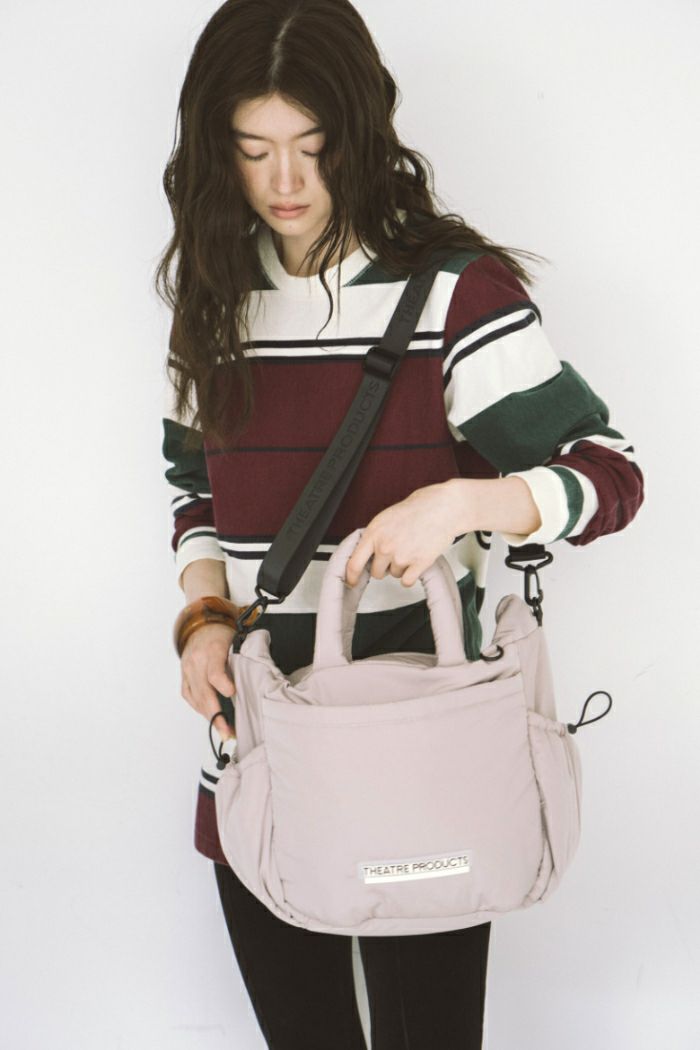 2WAY PUFFER HAND BAGショルダーバッグ PUFFER 2WAY SHOULDER BAG-L-/パファー2WAYショルダーバッグ-L